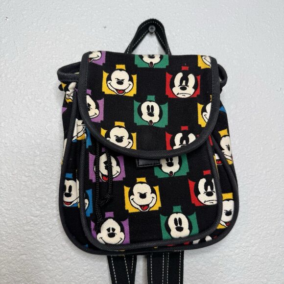 Disney Handbags - *Rare* Mickey Mouse Walt Disney Gallery Mini Backpack Purse Vintage EUC
